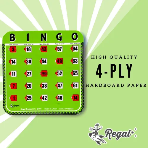 Miniatura 4 de Regal Bingo - Tarjetas de bingo a granel con ventanas deslizantes – Tarjetas de juego de bingo reutilizables con impresión grande para adultos