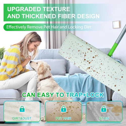 Miniatura 3 de 20 unidades de paños húmedos XL para Swiffer Sweeper XL Mop - Recambios desechables de almohadillas húmedas extra grandes - Recambios de paños
