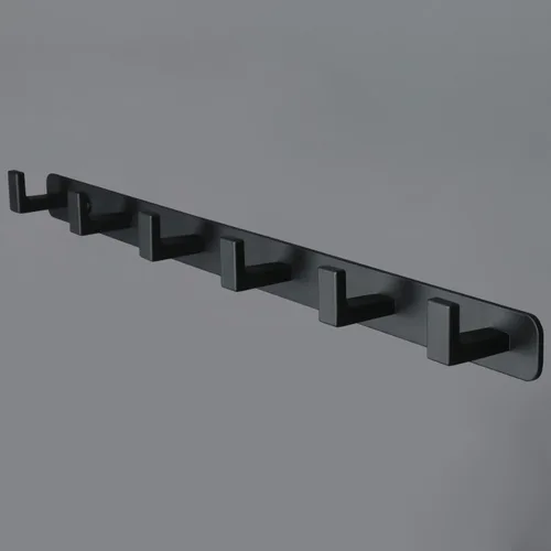 Miniatura 15 de Perchero, 6 Ganchos Triples de Acero Inoxidable Resistente, Ganchos de Pared Montados en la Pared, Barra de Ganchos Rústica para Ropa/Llaves