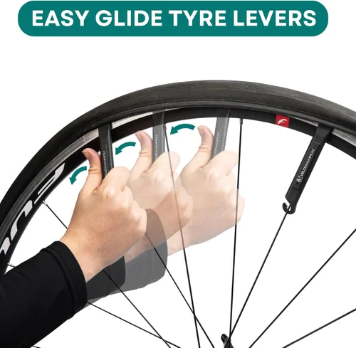 Miniatura 6 de VeloChampion Puncture Repair Kit Self-Adhesive Bike Tyre Patches for Road, MTB, BMX, Ebike Travel Size Bicycle Puncture Repair Kit 6, 10 or 40