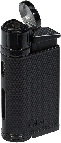 Miniatura 4 de Colibri EVO - Encendedor de butano recargable con llama de un solo chorro en ángulo, resistente al viento, fácil de usar, con agarre de fibra