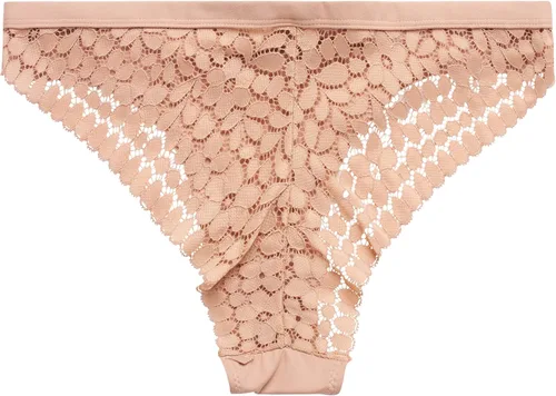 Miniatura 5 de Jessica Simpson Ropa interior para mujer - Paquete de 3 bragas Tanga de encaje de microfibra (S-XL)