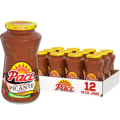Miniatura 28 de Salsa picante caliente Pace, frasco de 16 oz