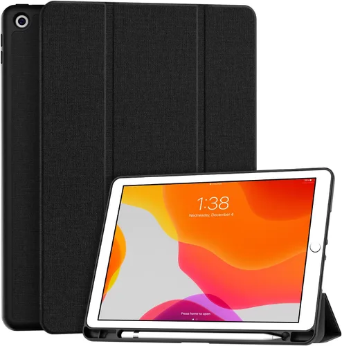 Miniatura 13 de Soke - Funda para iPad de 9ª generación 2021/8ª generación 2020/7ª generación 2019 con soporte para lápices - Funda de protección premium a prueba
