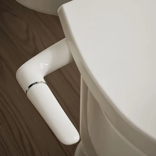 Miniatura 4 de Kohler PureWash M250 - Asiento de inodoro para bidé, redondo, manual, color crema, con tapa de cierre silencioso que evita golpes, fácil instalación