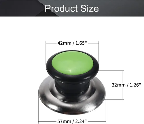Miniatura 2 de MroMax Perillas universales para tapa de olla, pomo de repuesto de plástico para utensilios de cocina, 2