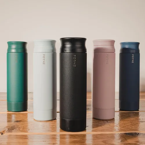 Miniatura 7 de FORME - Blender Shaker Bottle, Leakproof Double Insulated Stainless Steel, Noiseless Shaker Bottle for Hot & Cold Drinks with Supplement Storage