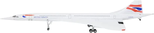 Miniatura 2 de TANG DYNASTY 1:200 Concorde British Airways Modelo de avión de metal modelo de avión de juguete