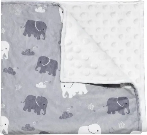 Miniatura 14 de Manta para niños pequeños de dinosaurios de felpa súper suave con respaldo de puntos, impresa en multicolor Manta de dinosaurio para bebé
