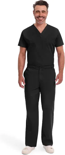 Miniatura 6 de Dickies Pantalón de meter para hombre con 7 bolsillos, cintura elástica con cierre de botón 81006