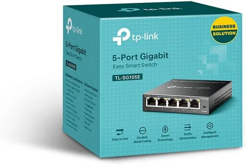 Miniatura 8 de TP-Link Switch Inteligente Fácil Ethernet Gigabit de 5 Puertos Plug and Play Escritorio Metal Resistente con Puertos Blindados Reemplazo
