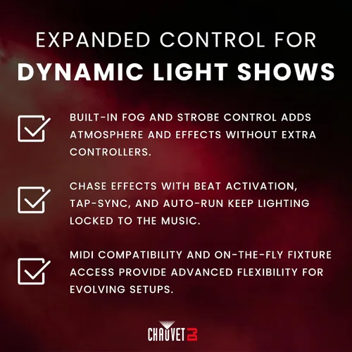 Miniatura 5 de CHAUVET DJ OBEY40 control DMX universal