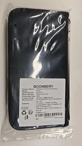 Miniatura 4 de Boonbery Cartera de pasaporte familiar con bloqueo RFID para 4-6 mujeres y hombres, organizador de documentos de viaje impermeable, funda