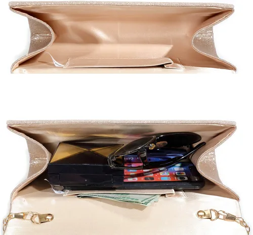 Miniatura 7 de Bolso de noche para mujer, bolso de fiesta brillante para mujer, bolso de fiesta de boda