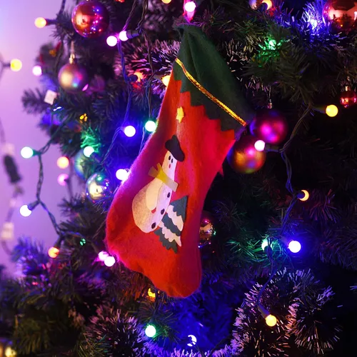 Miniatura 5 de Cadena de luces de Navidad al aire libre de 19 pies con 70 LED, luces de árbol de Navidad tipo globo con bombillas de cristal perlado, certificadas