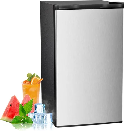Miniatura 11 de Antarctic Star - Minirefrigerador de 2.56 pies cúbicos con congelador, pequeños refrigeradores con termostato ajustable, bajo nivel de ruido, ahorro