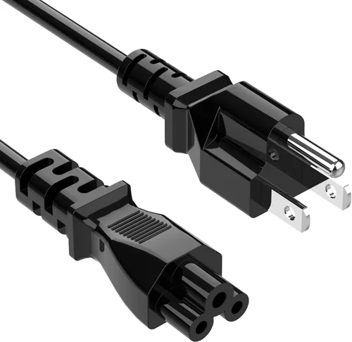 Cable de alimentación de repuesto de 3 clavijas para monitores de TV de computadora, compatible con Dell IBM HP Asus Sony Samsung Toshiba Lenovo