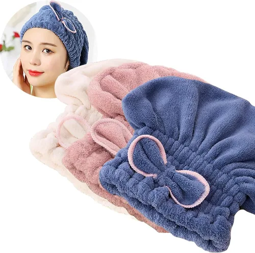 Miniatura 13 de Jseng Gorro Grande de Microfibra de Secado Rápido para Cabello [Nueva Actualización], Extremadamente Suave y Ultra Absorbente, Gorros de Secado