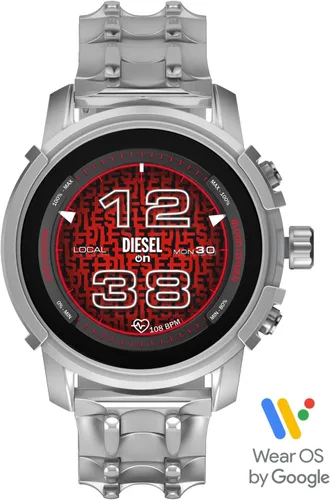 Miniatura 2 de Diesel Griffed Gen 6 - Reloj inteligente con Alexa integrado, frecuencia cardíaca, oxígeno en sangre, GPS, seguimiento de actividad, altavoz