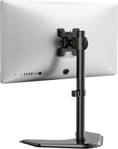 Miniatura 14 de WALI Soporte para monitor cuádruple para pantallas de 13 a 27 pulgadas, soporte de 4 monitores totalmente ajustable con kit de base giratoria
