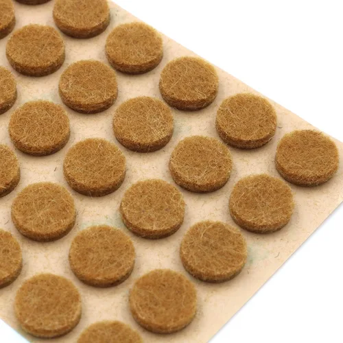 Miniatura 15 de Almohadillas de fieltro para muebles de 3/8 pulgadas de diámetro, redondas 3M, autoadhesivas, protegen gabinetes de cocina, cajones, escritorios