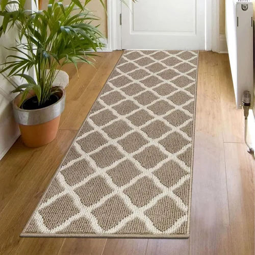 Miniatura 26 de SHACOS Alfombra de pasillo lavable de 2 x 8 pies, con parte trasera de goma antideslizante, resistente a las manchas, alfombra de cocina