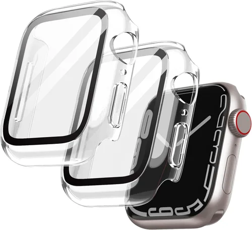 Miniatura 13 de JETech Funda con protector de pantalla para Apple Watch SE 3/2/1 (2025/2022/2020)/Series 6 5 4 de 1.575 pulgadas, cubierta protectora total, Negro