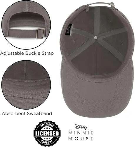 Miniatura 7 de Disney Gorra de béisbol para mujer, gorro ajustable de Minnie Mouse para adultos