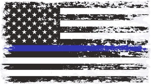 Miniatura 13 de Stickios Calcomanía delgada de corazón de línea azul – Back the Blue – Calcomanía de policía con bandera estadounidense para automóvil, camión