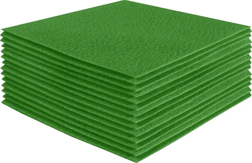 Miniatura 222 de FabricLA Hojas de fieltro acrílico para manualidades, cuadrados de fieltro precortados suaves de 4 x 4 pulgadas (3.9 in x 3.9 in), utiliza hojas