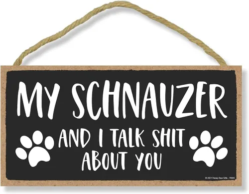 Miniatura 7 de Honey Dew Gifts My Basset Hound and I Talk Shit About You - Cartel colgante de pared, 10 x 5 pulgadas, decoración para amantes de los perros
