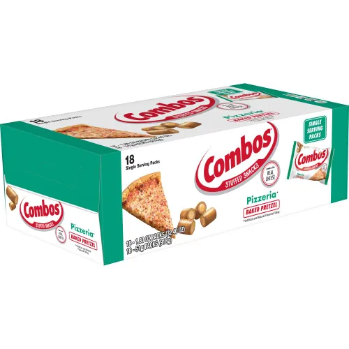 Miniatura 8 de Bolsas de aperitivos de pretzel y queso Cheddar COMBOS 1,8 onzas, paquete de 18, aperitivos horneados de pretzel y queso COMBOS Caja a granel