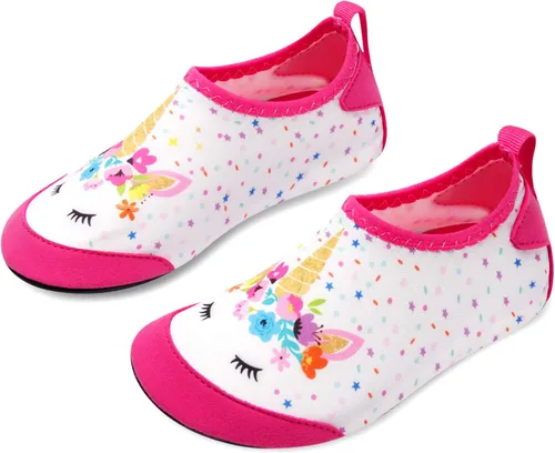 Miniatura 2 de Joinfree - Zapatos acuáticos de natación para niños y niñas, calcetines acuáticos de secado rápido, zapatos con sensación de pies descalzos