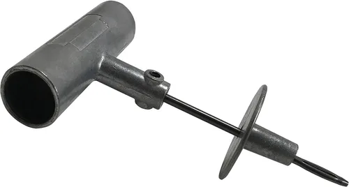 Miniatura 7 de Herramienta de reparación de tapón de neumático con mango en T de aluminio - Aguja de sonda espiral de acero reemplazable