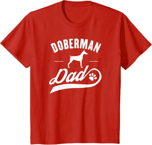 Miniatura 3 de Doberman Dad - Camiseta para amante del dueño del perro, Negro, S
