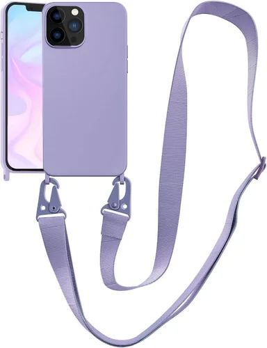 Miniatura 70 de Funda compatible con iPhone 13 con correa, funda cruzada para iPhone con cordón, ajustable, a prueba de golpes, protección contra caídas, funda