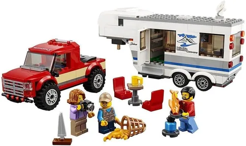 Grandes vehículos camión y casa rodante LEGO City 60182. Juego de construcción (344 piezas)