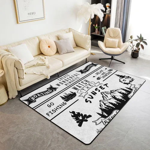 Miniatura 25 de Erosebridal American Flag Area Rugs 3x5 for Bedside Kitchen Army Green Camo Washable Rug Bear Claw Hunting Theme Decorative Accent Rug Camoflage