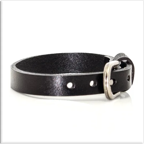 Miniatura 3 de Xusamss Pulsera de cuero con hebilla de aleación simple de moda, muñeca de 6 a 8 pulgadas, Cuero sintético
