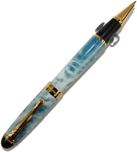 Miniatura 2 de Gullor 450 - Bolígrafo de punta redonda con clip dorado