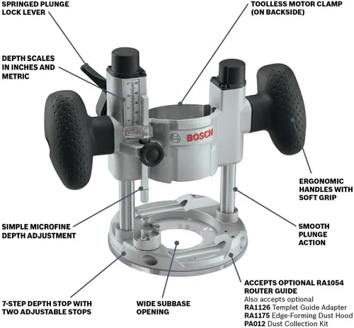 Miniatura 2 de Bosch PR011 Colt, base de incisión para rebajadoras PR10E/PR20EVS