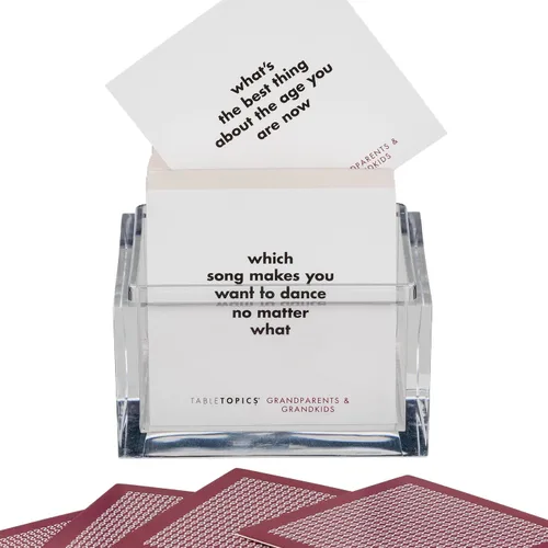 Miniatura 2 de TableTopics Grandparenst & Grandkids - 135 tarjetas de conversación divertidas para conectar con tu familia, crear nuevos recuerdos duraderos