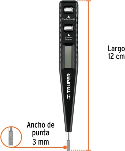 Miniatura 3 de TRUPER PROVO-1 Probador de voltaje digital AC/DC