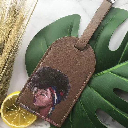 Miniatura 5 de Juego de portaequipajes para mujer afroamericana