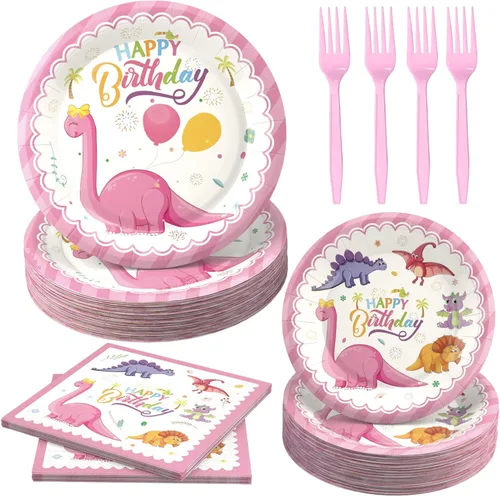 Miniatura 10 de Paquete de 120 piezas de suministros de fiesta de fútbol, platos de papel, servilletas, tenedores, decoración de cumpleaños para niños para 30