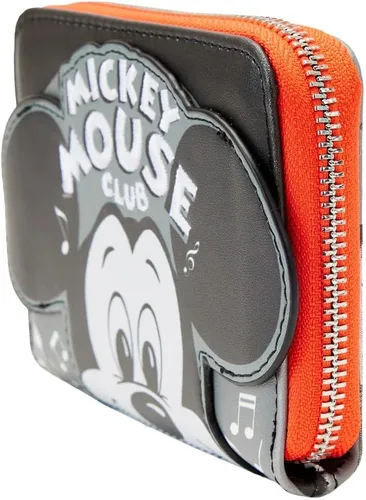 Miniatura 2 de Loungefly Disney 100th Mickey Mouse Club House - Cartera con cremallera alrededor, Negro -, Cartera