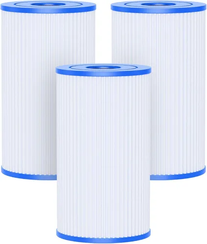 AQUALTRA Filtro de piscina B compatible con 29005E Cartucho de filtro de piscina fácil de instalar, 10 x 5 3/4 pulgadas, filtros de piscina sobre el
