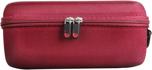 Miniatura 5 de Hermitshell Estuche rígido de viaje para ortizan altavoz Bluetooth portátil IPX7 impermeable altavoz inalámbrico (rojo vino)