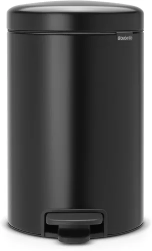 Miniatura 12 de Brabantia NewIcon - Cubo de basura con pedal de cierre suave para cocina, con cubo extraíble, 3.2 galones, azul soñado Azul (Dreamy Blue)
