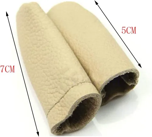 Miniatura 5 de GBSTORE 3 pares de protectores de dedo de fieltro de aguja, protectores de dedos para costura a mano